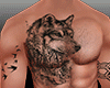*LH* Tattoo Wolf