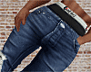 M! Destressed Jeans blue