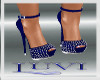  NAVY DIAMOND STUDHEEL