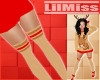 LilMiss Reindeer Shorts