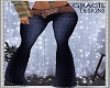 Belted Flare Jeans