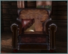 *Leather Oversized Chair