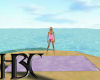 HBC Lavender Beach Towel