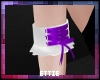 White & Purple Arm Cuffs