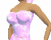 (e) pink swirl corset