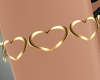 Gold Heart Armband