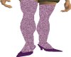 Purple Glitter Stockings