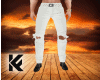 Calça jeans branca KF*