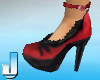 Burlesque Heels - Red