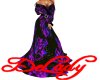 Epik Blk PurpleBlu Gown