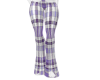 Plaid Purple Pants