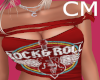 ROCK N ROLE TOP RED