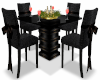 black club table w/ gold