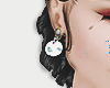 Earings Santa White lll