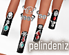 [P] ME  black nails
