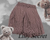 ange lace skirt brown