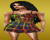 disco coller block dress