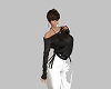 haut transparent noir