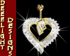 DD~Love Heart Earrings