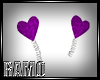 Purple Hearts Head