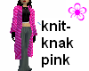 Knit knak Pink coat