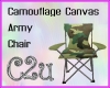 C2u Canvas Army Chair