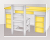 kids desk yellow