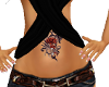 Rose Belly Tatt