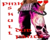 dub skull pants pink