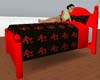 clbc red n black bed