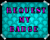 Request Badge Sticker