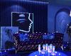 Blue Rainy Night Room