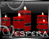 -N- Banded Red Candles