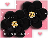 <P>Earrings I Black 