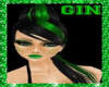 green/black hair clover