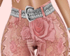 E* Pink Laced Pant