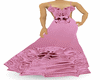 (JQ)pink bridesmaid dres