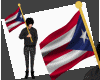 Hold Flag Puerto Rico LM