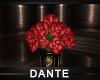 Dragon Red Rose Vase