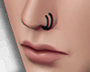 2x Black Piercing 'Nose