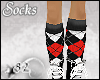 *82 Argyle Socks Red v2