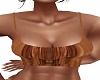 brown bra crop top