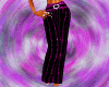 Blk/Pink Stripe Pants