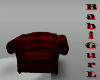 Red & Black Kissin Chair