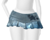 ☆ Y2K Star Denim Skirt