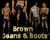 [my]Brown Jeans/Boots