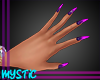 2-tone Nails Lilac/Pur