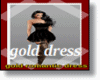 Gold Rose Dress short