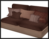 Armless Brown Sofa ~