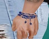 Blue bracelet L